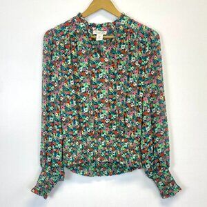 Rachel Zoe Floral Cottage core Blouse